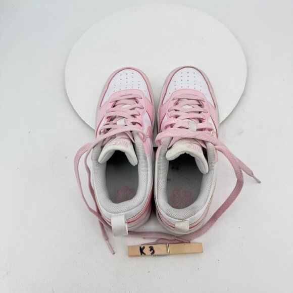 Nike Court Borough Low Recraft Youth Sz 6Y Women 7.5 DV5456-105 Pink White Shoes - Picture 9 of 11